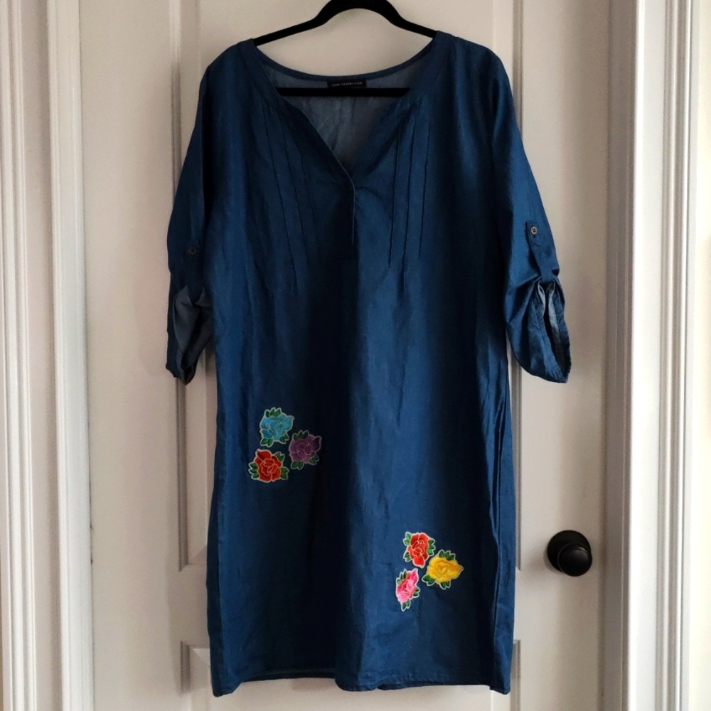 Chic connection denim dress